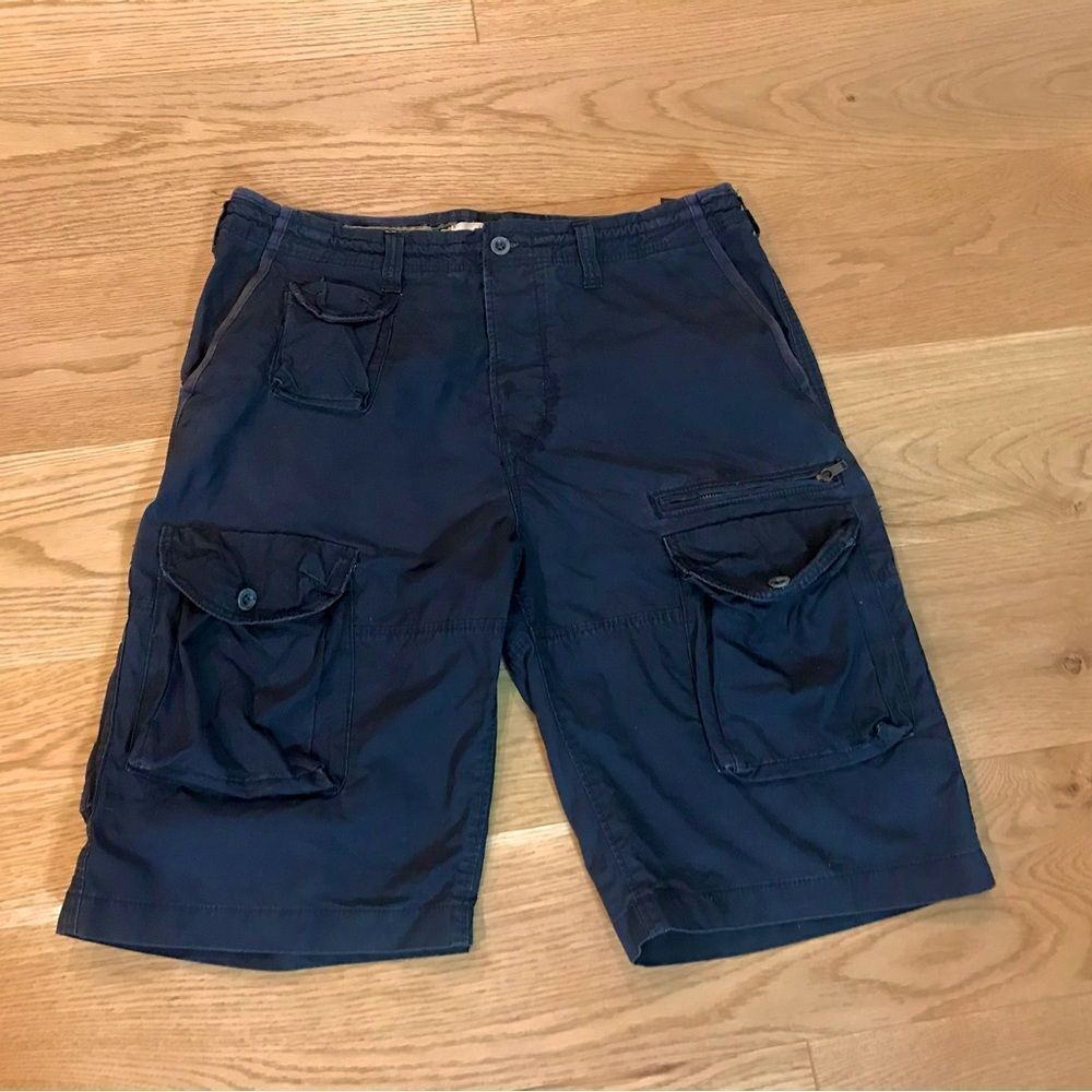 H&M LOGG navy cargo shorts - Picture 2 of 7